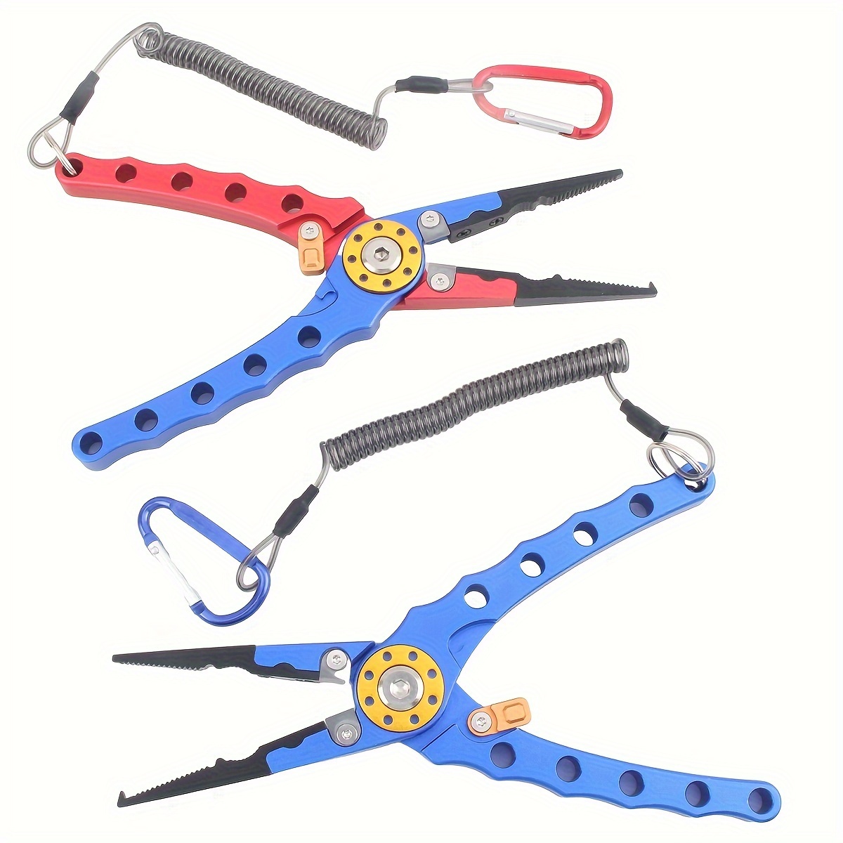1pc Aluminum Alloy Fishing Pliers, Line Cutters, Ring Hook Remover With  Sheath And Lanyard
