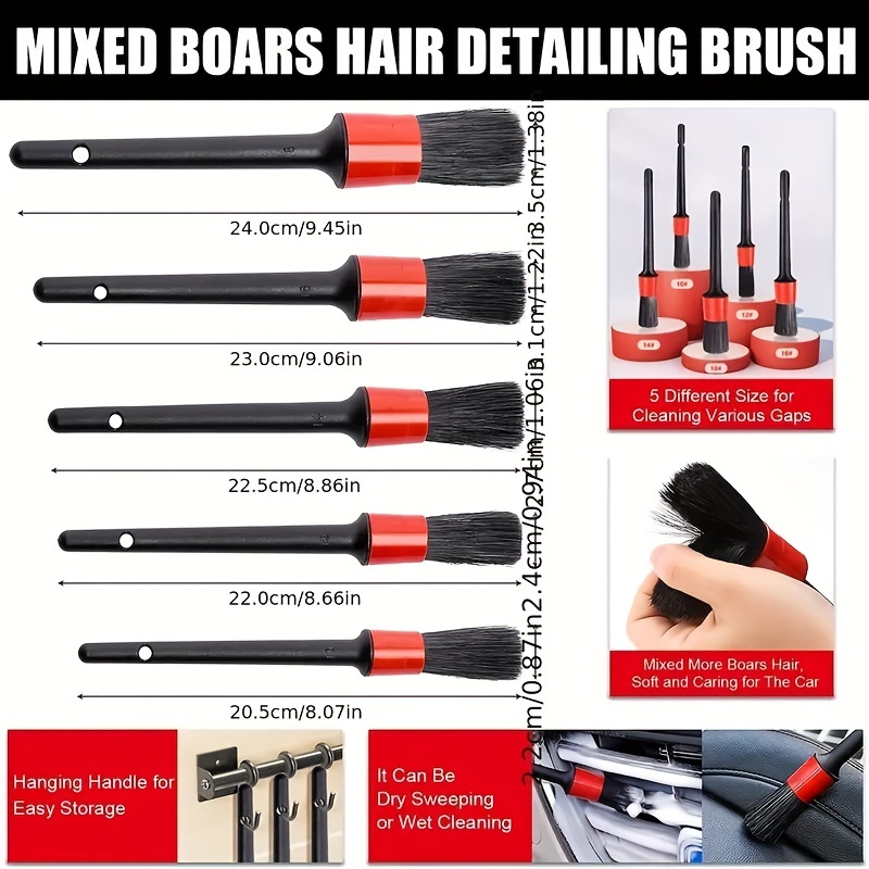 Car Detailing Brush - Temu