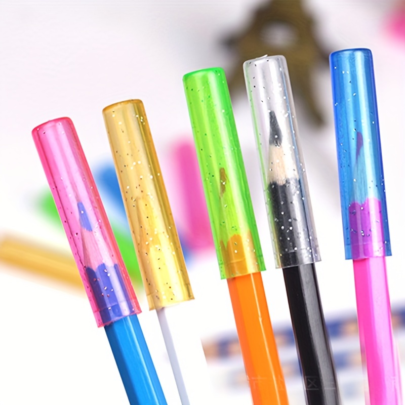 13Pcs Dual Tip Pencil Extenders Dual-tip Pen Extenders Art Pencil