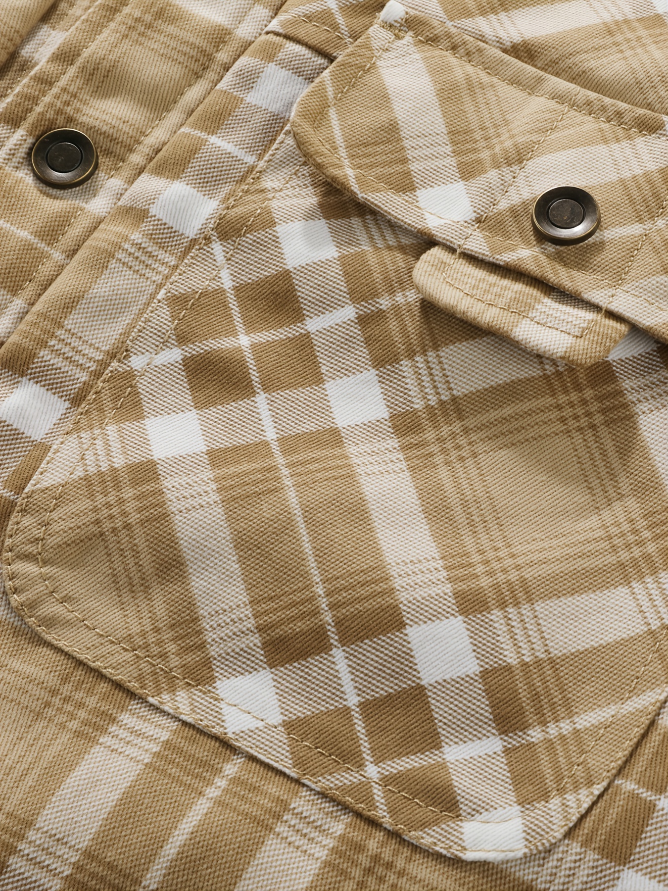 Men's Plus Size Cotton Plaid Warm Fleece Drawstring Hooded - Temu