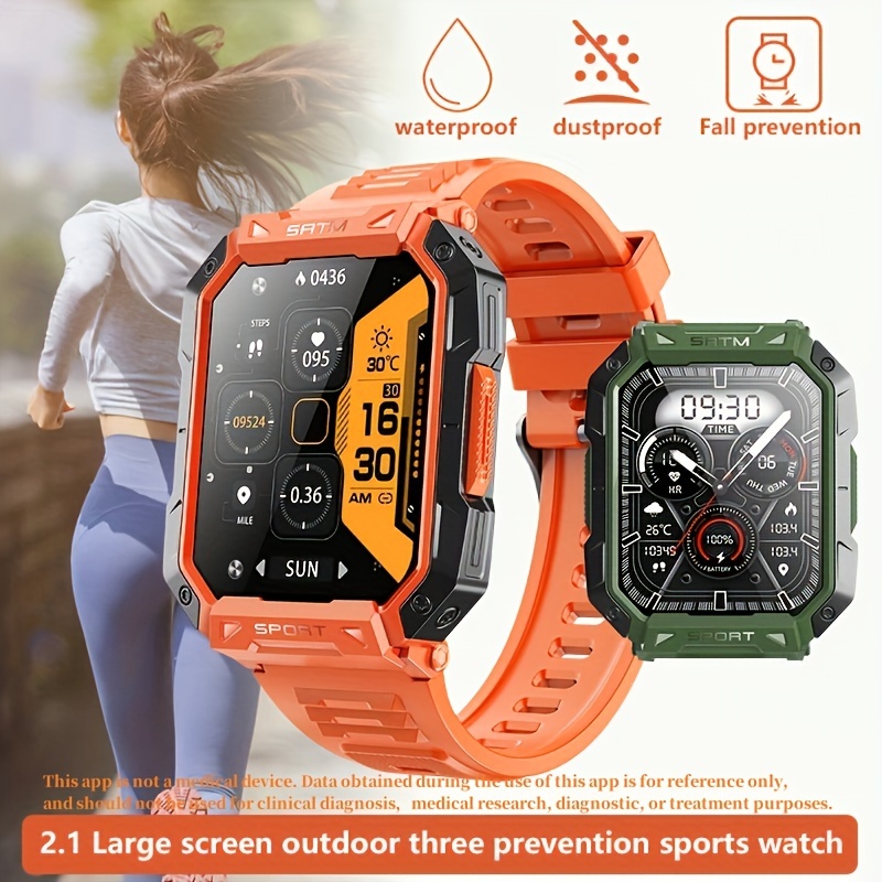 Smart Watch 2.1 Square Screen HD IPS Large Screen 150 Sports Modes One Connection Call Products Anti fall Waterproof Dust proof Activity Tracker Smart Watches