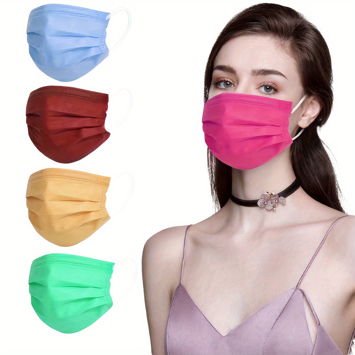 Outdoor Face Girls Disposable Face Masks - Temu