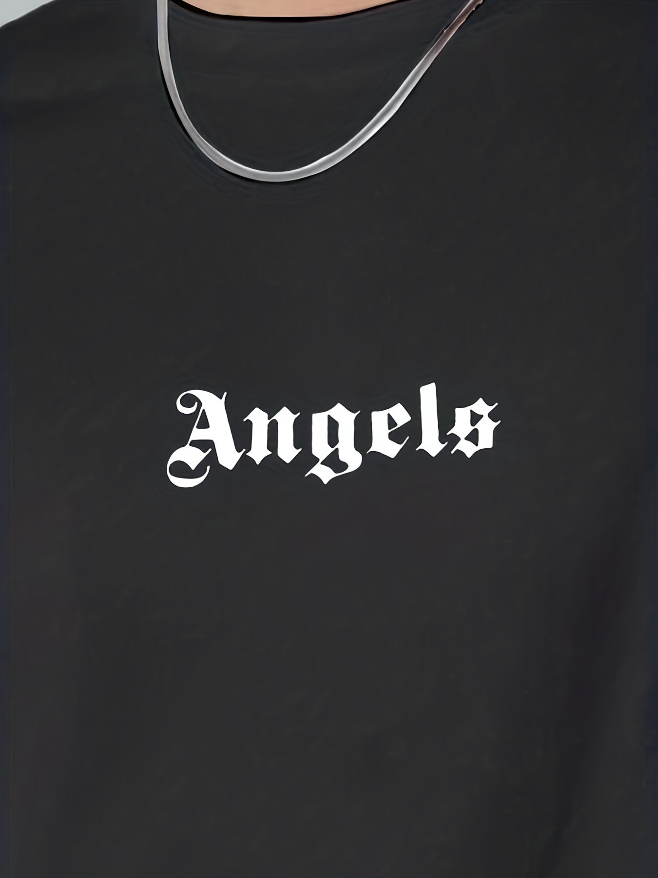 Palm Angels Tshirt Logo on the Collar Graphic Tee Summer 