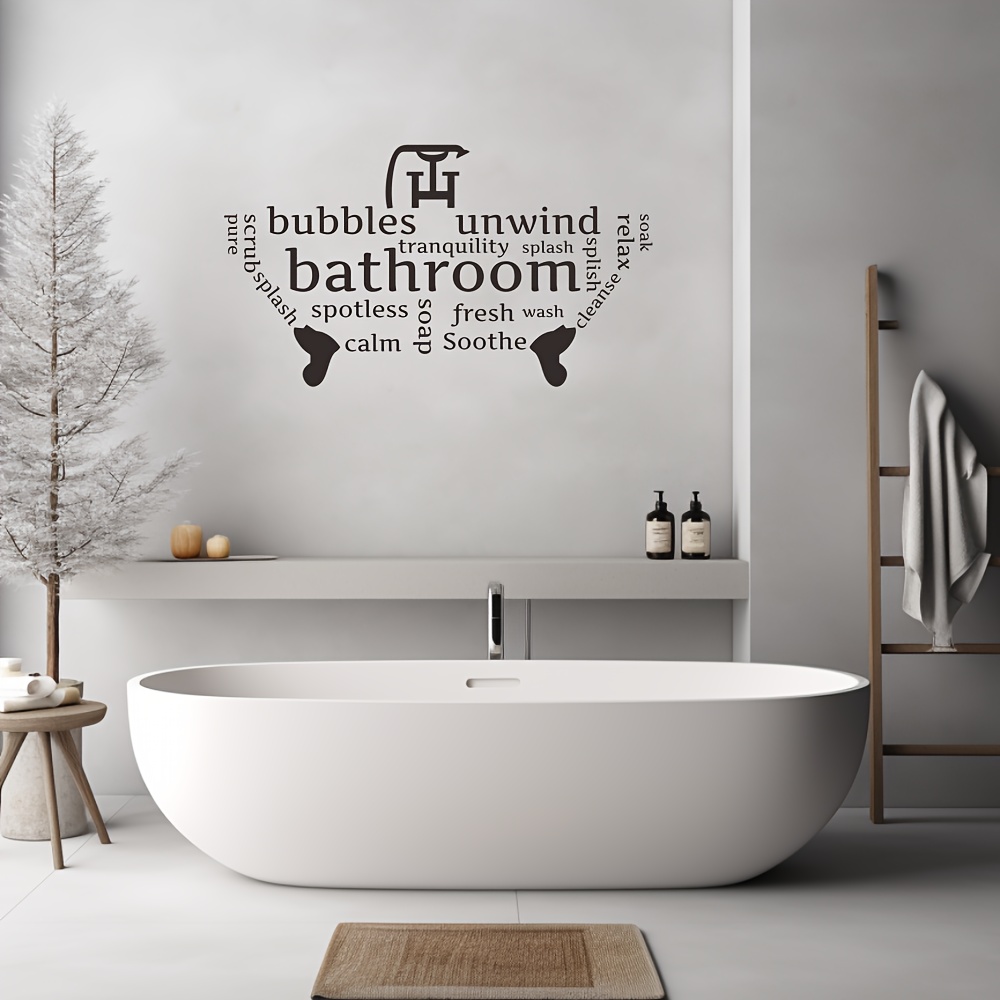 Vinilo decorativo: Normas del baño