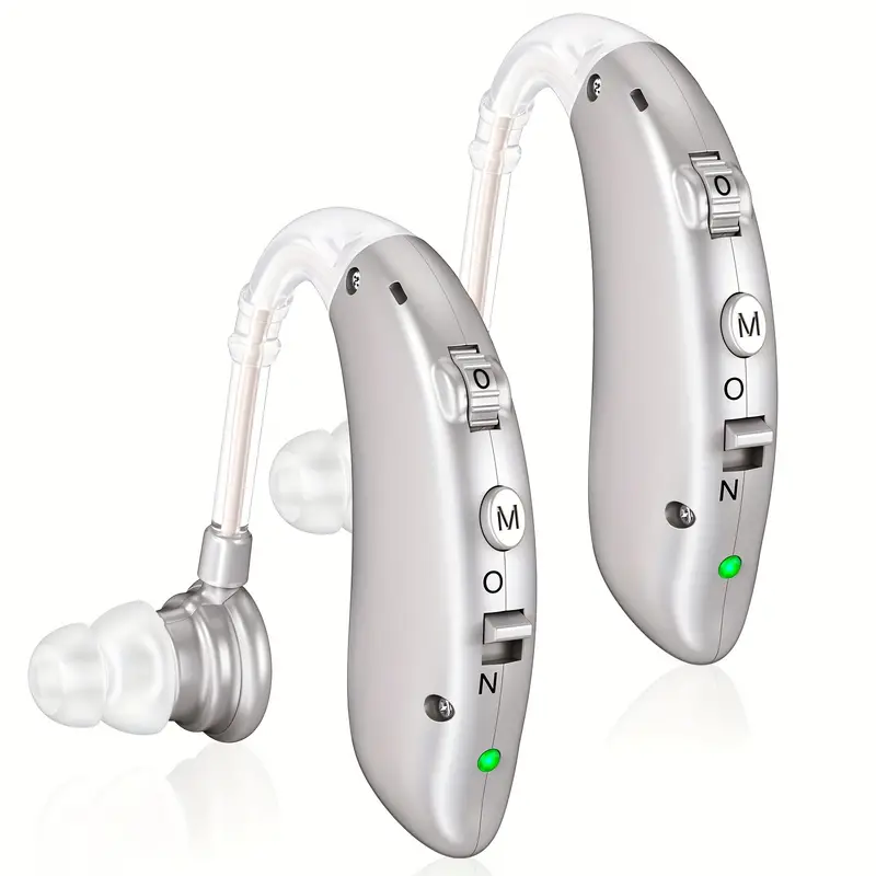  Auriculares inalámbricos para escuchar televisión, dispositivos  auditivos para personas mayores con problemas de audición y conducción  ósea, auriculares con transmisor de sonido para personas mayores :  Electrónica