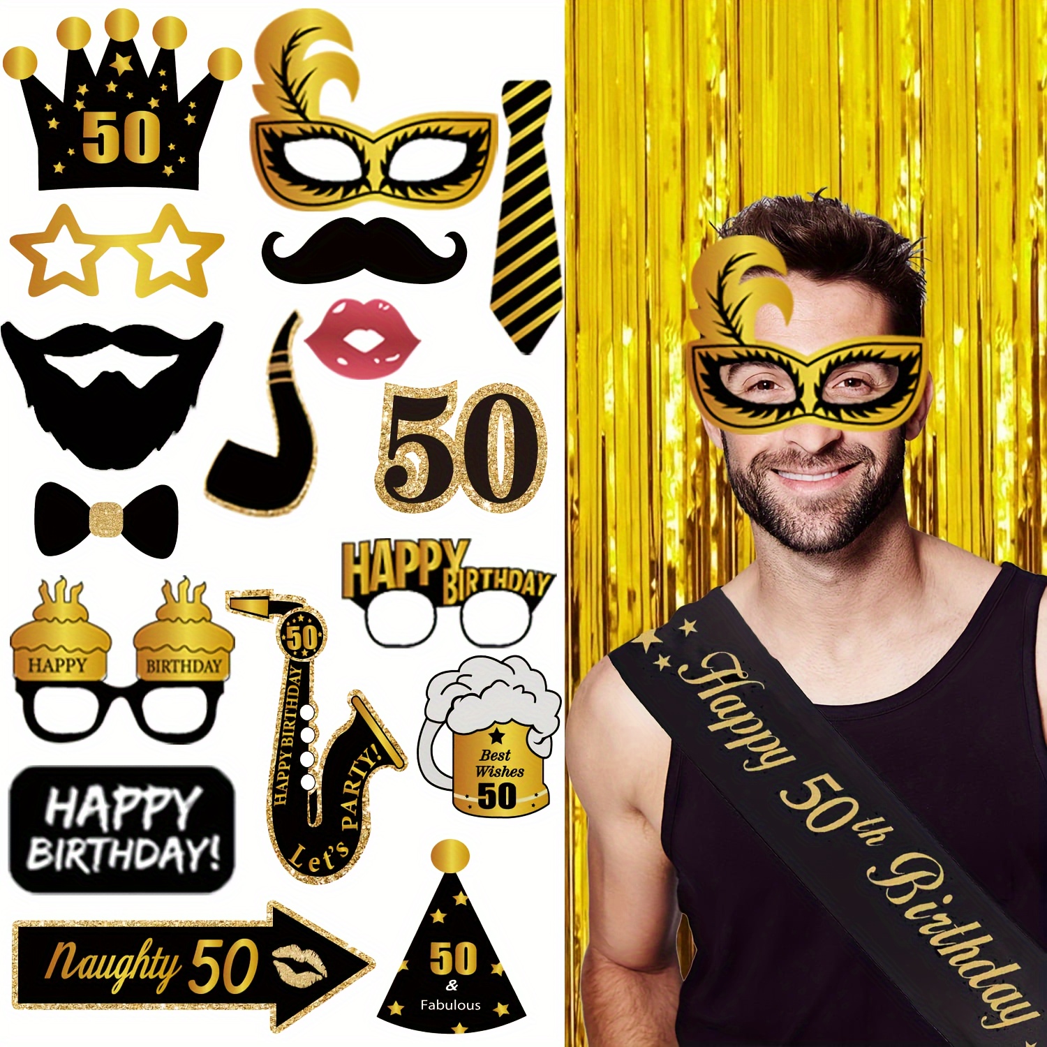 Occhiali Party Buon Compleanno 60 Anni occhiali divertenti accessorio per  party e feste di compleanno 