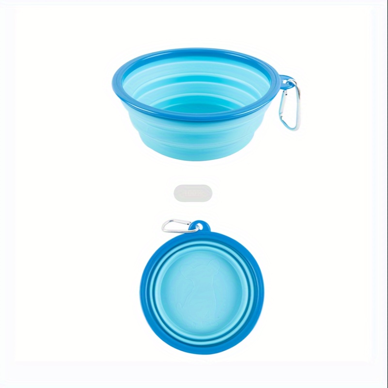 Collapsible Bowl w/ Logo - 1000ml - Blue