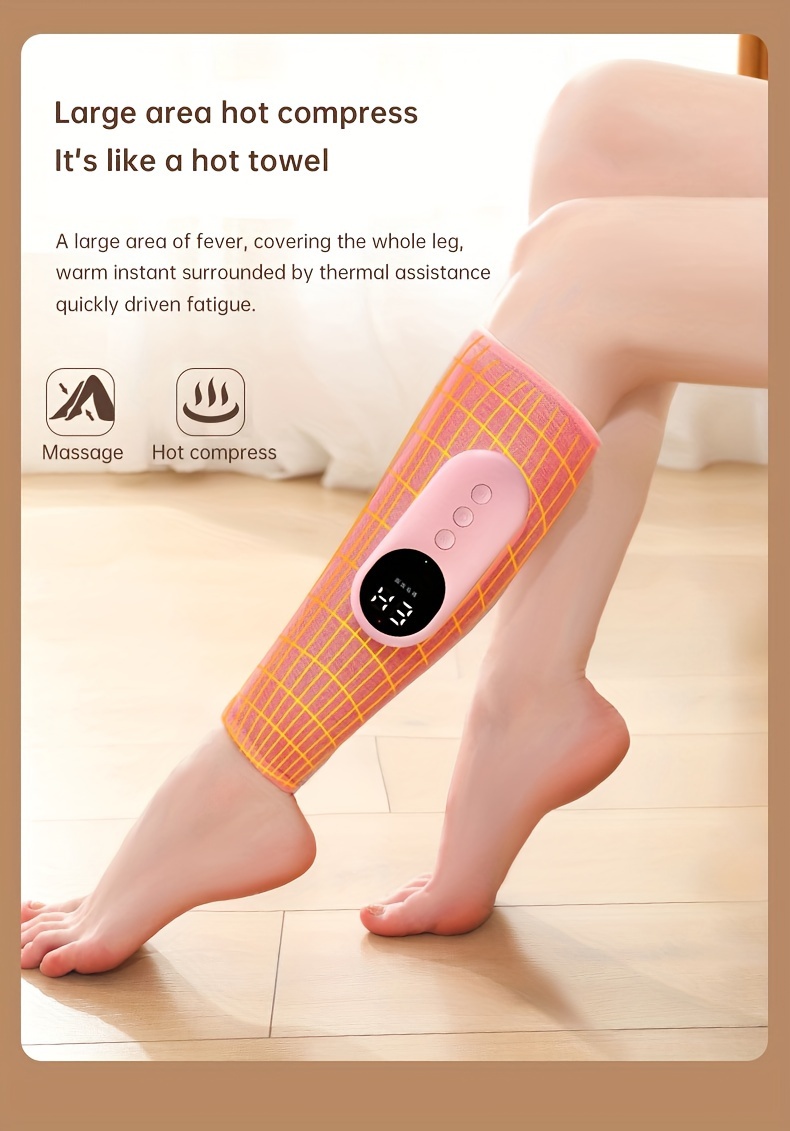 Smart Leg Massager Calf And Arm Air Compression Heat Massage Promote Blood  Circulation All-in-one Massager Muscle Pain Relief