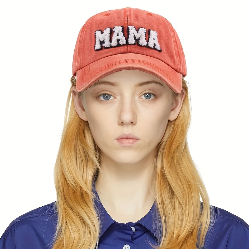 MAMA Patch Baseball Cap Sun Hat for Women
