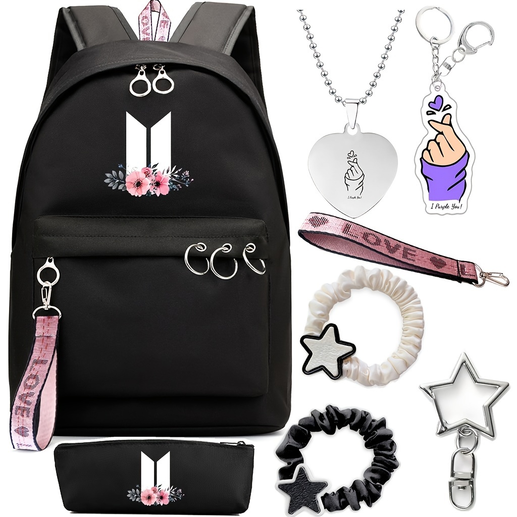 bts backpack purse