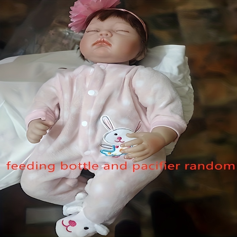55cm Full Body Silicone Reborn Girl Baby Doll Toys Bebe Boneca, boneca  reborn realista 