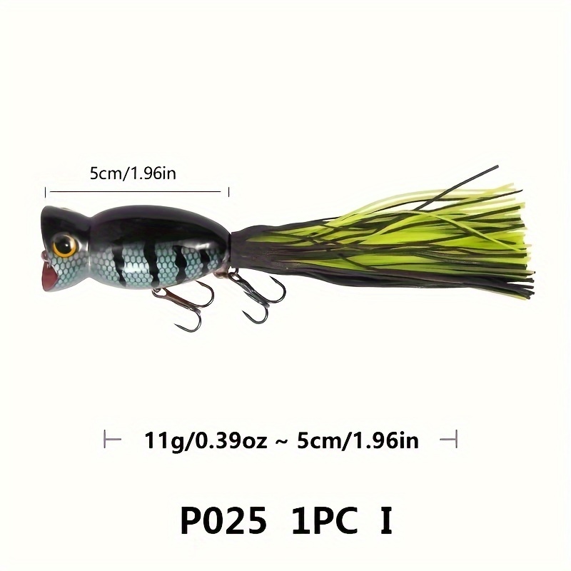 1pc 11g/5cm Popper Fishing Lure, Trolling Bait For Freshwater And  Saltwater, Realistic Design