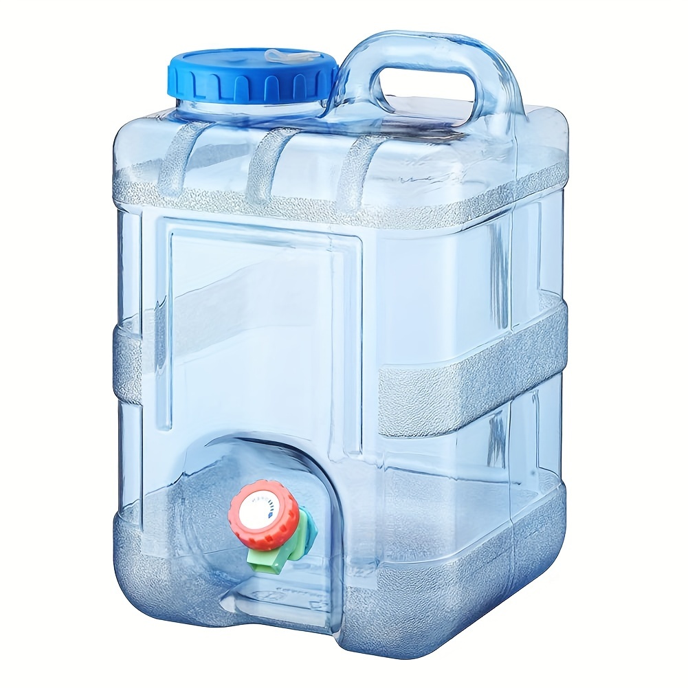 Cubo de agua con tapa, cubo de almacenamiento de agua, cubo de agua grueso,  cubo de limpieza para uso doméstico, cocina, camping, dormitorio, lavado