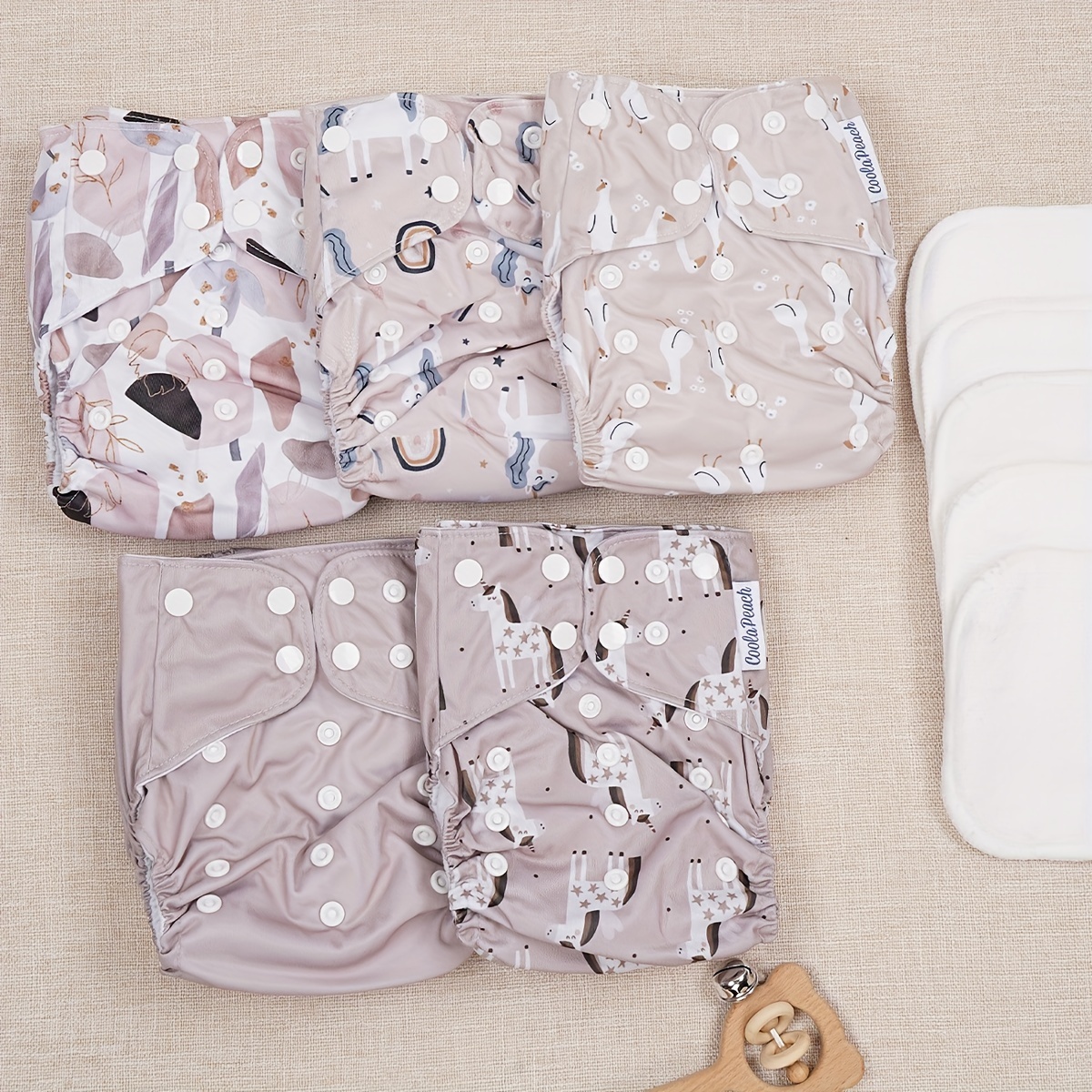  Newborn Baby Cloth Diaper Cover Nappy Hook And Loop