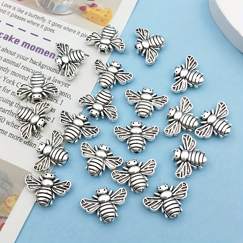 Bee Honeycomb Shape Loose Beads For Jewelry Making Charm - Temu