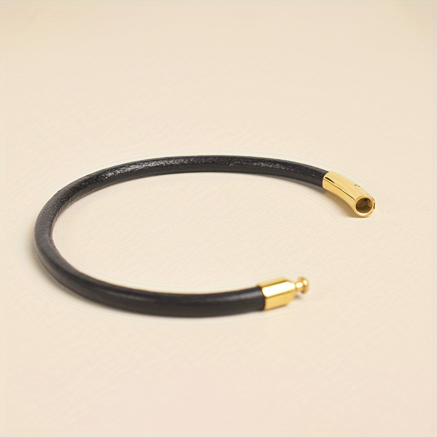 Women's Leather Bangle, Daily Wear Accessory Gift