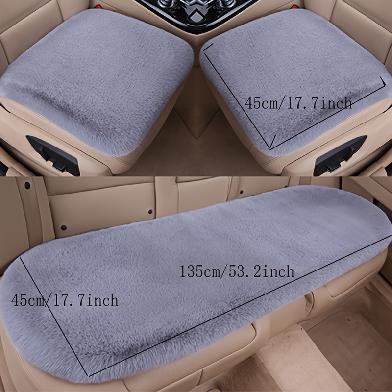 Car Seat Covers Winter Plush Warm Car Seat Cushion Pad Car - Temu