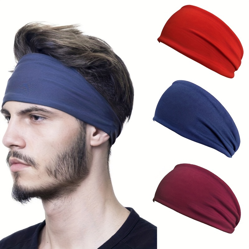 Diadema Deportiva Hombres Mujeres Banda Cabello Absorción - Temu Chile