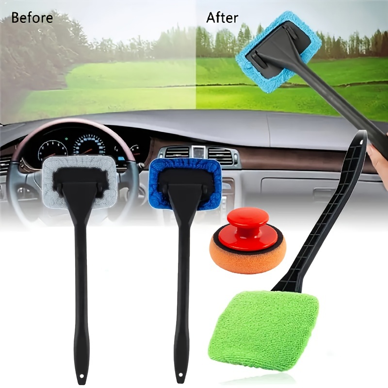 Window Windshield Cleaning Tool Microfiber Cloth Car Cleanser