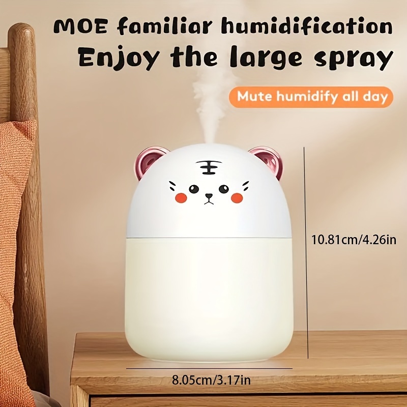 USB Colorful Humidifier, Mini Ultrasonic Air Humidifier With Aromatherapy  Essential Oil Diffuser - Quiet And Portable For Car, Bedroom, And Office Use