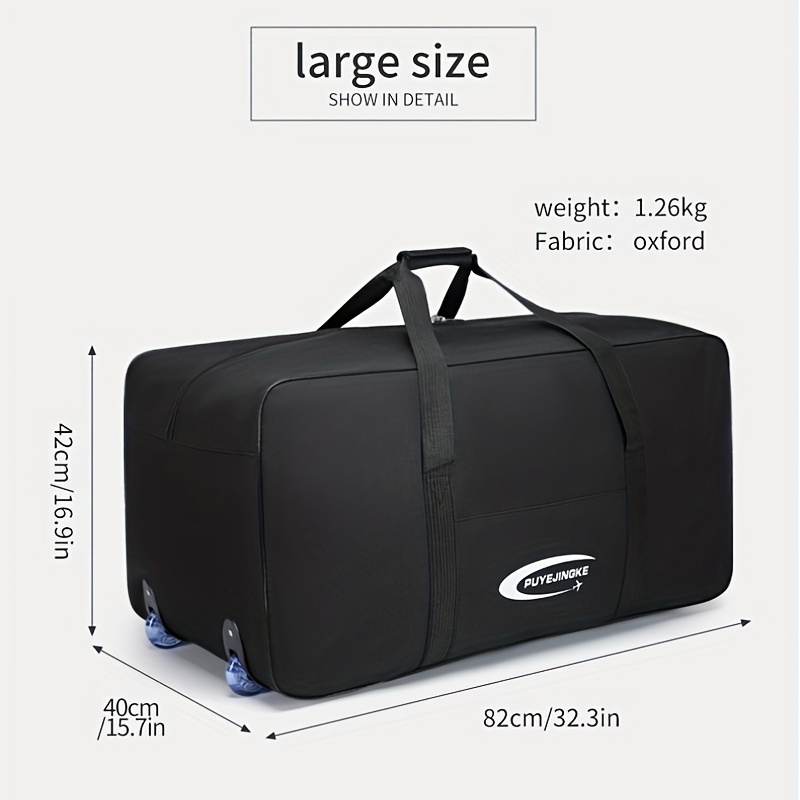 Oxford Cloth Moving And Packing Bag Travel Luggage Bag Large - Temu