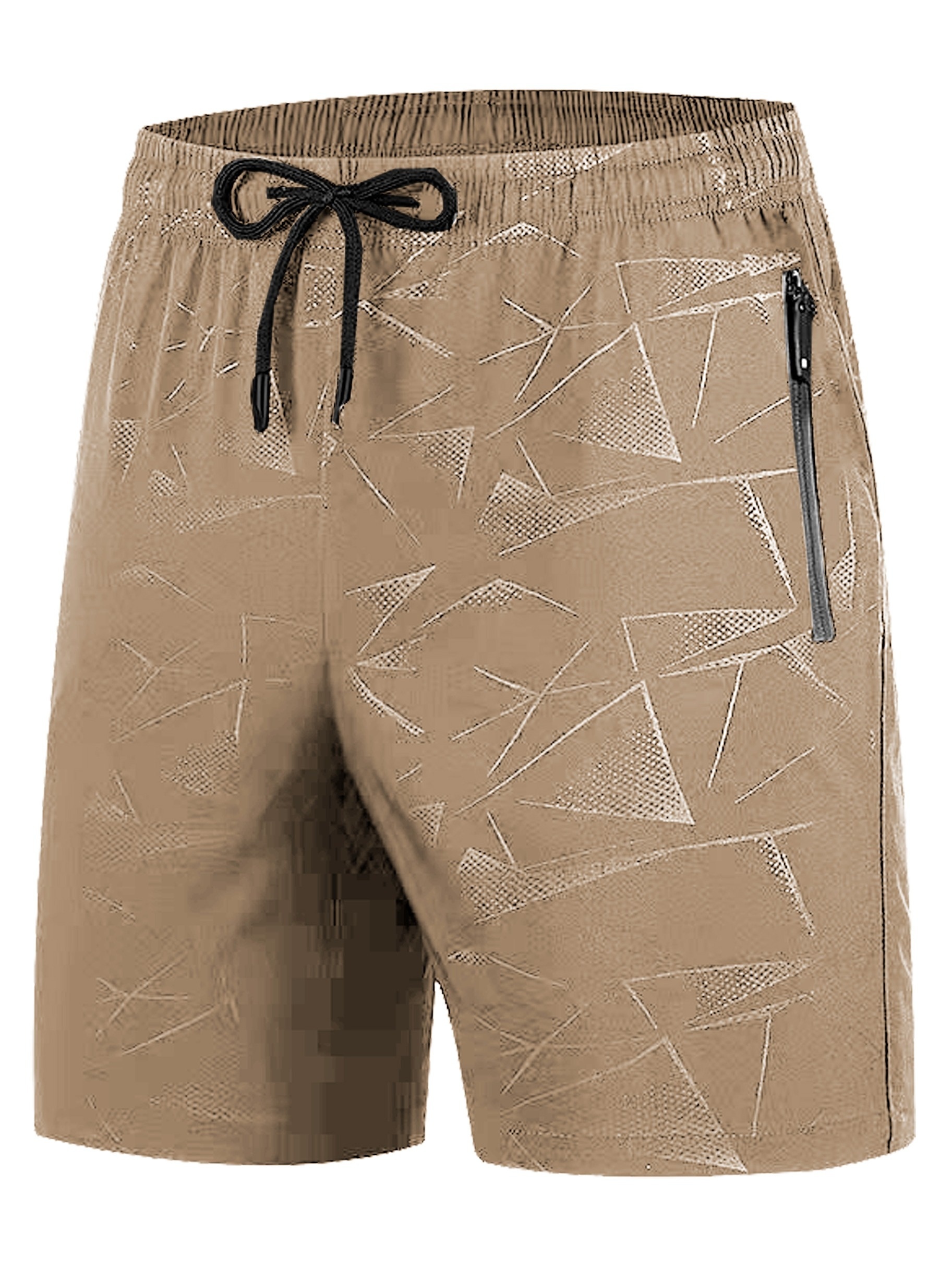 Men Shorts Drawstring Short Pants Casual Shorts Quick-Drying