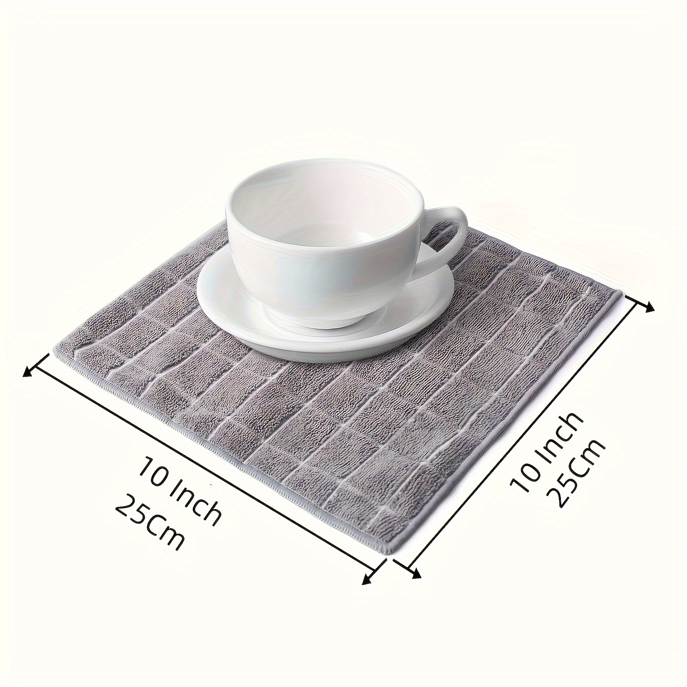 Checkered Cleaning Small Rag Solid Color Cleaning Cloth - Temu