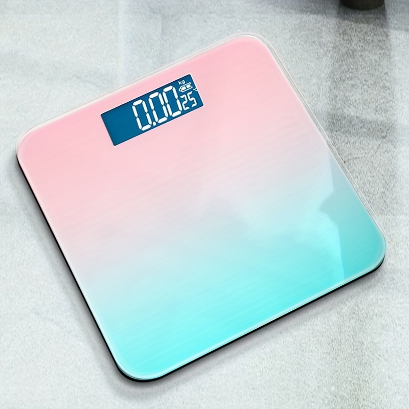 Digital Scale Body Weight Gradients Color Bathroom Scale Floor Scales Glass  LED Digital Bathroom Weighing Scales USB Charging