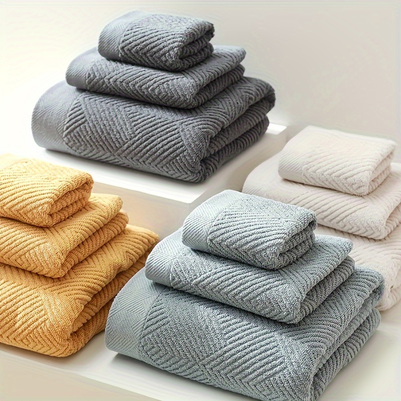 Asciugamano da bagno, grande asciugamano da doccia da bagno di cotone con  asciugamani spessi hotel per il bagno per adulti asciugamani da spiaggia  per 2 pezzi : : Casa e cucina