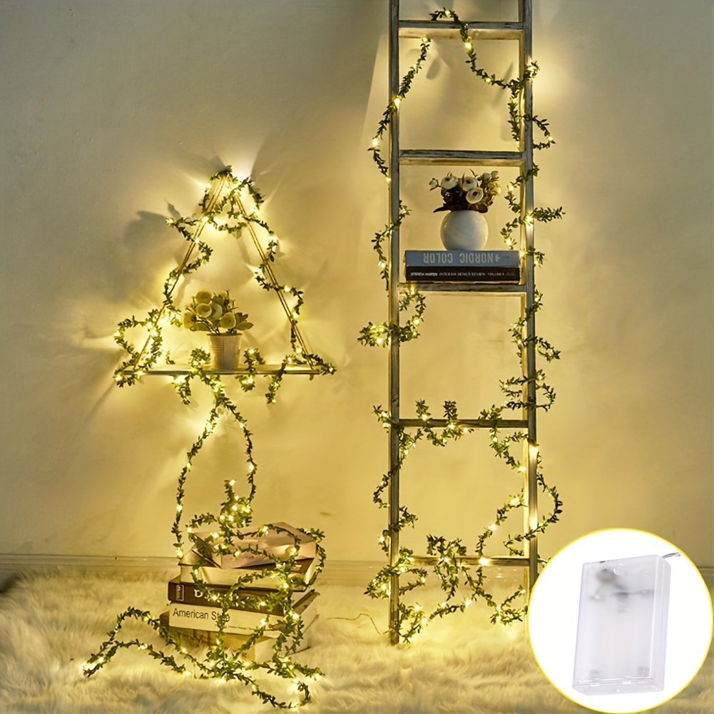 ShenMo Olivier décoratif lumineux à piles ou USB - 45,7 cm - 30 LED blanc  chaud avec minuteur - Arbre de verdure artificiel avec guirlande lumineuse  pour mariage, vacances, maison, décoration de Noë 