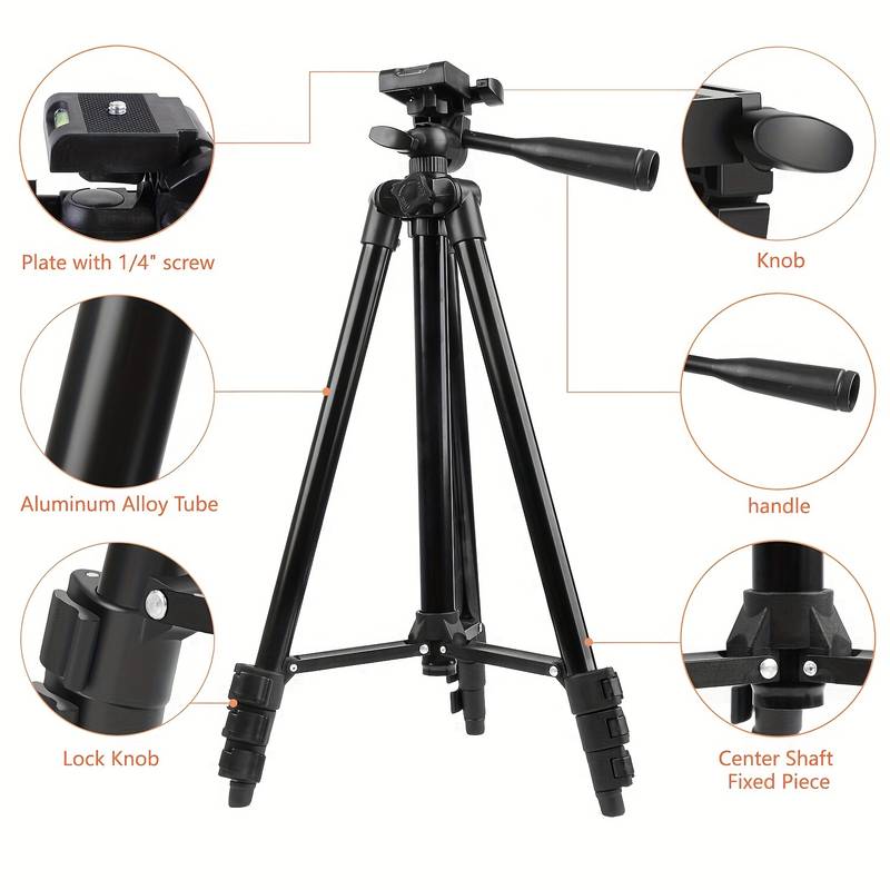 Extendable Tripod With 1/4 Screw Mount Tabletop