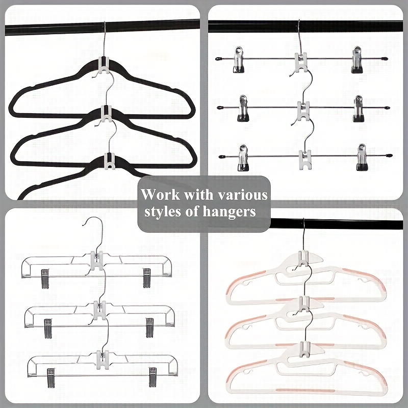 White Space Saving Multi-Hang Hanger Connector Hooks