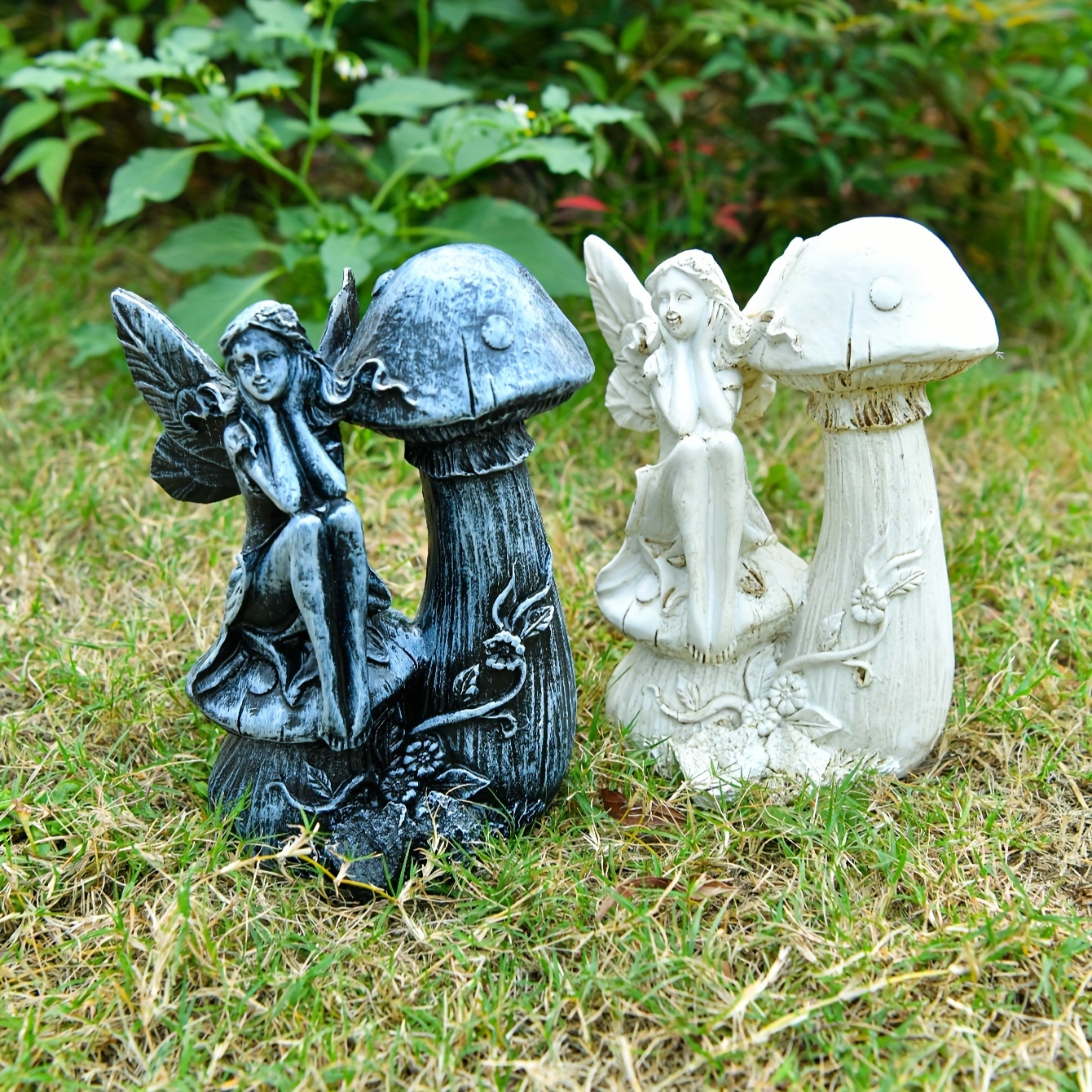 1pc Statue Miniature De Champignon De Jardin Ornement En - Temu