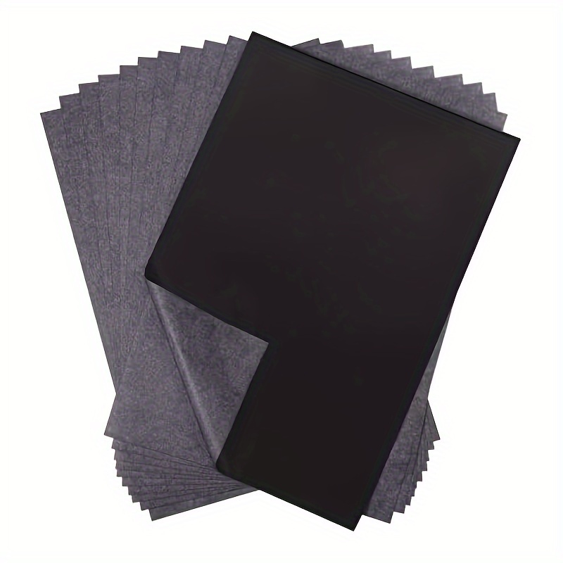 200 Sheets Black Carbon Paper for Tracing on Fabric, Wood & Canvas
