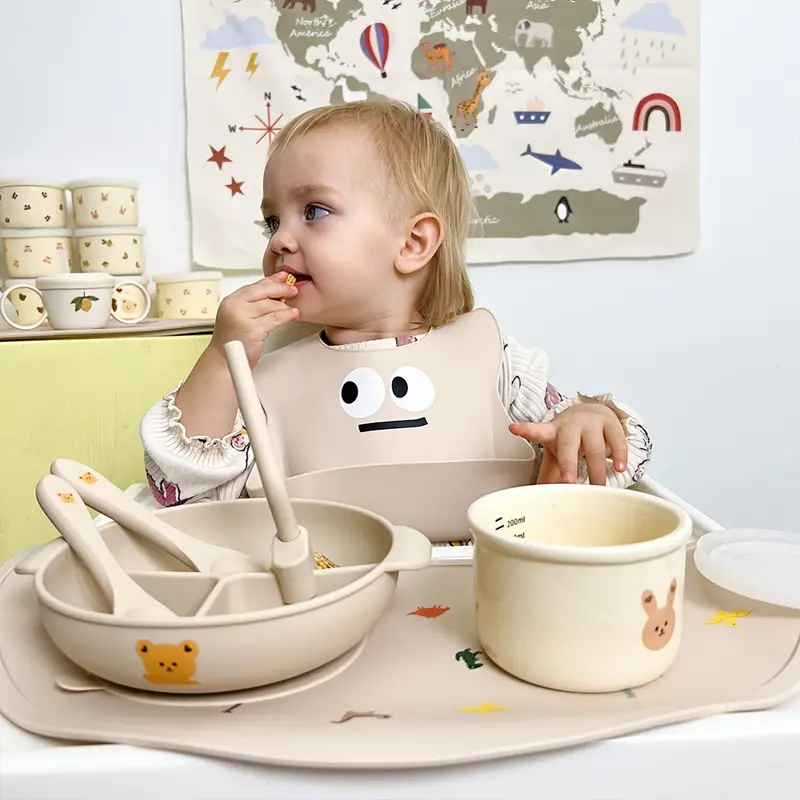 Portable bébé souper bol de qualité alimentaire chaud en - Temu Belgium