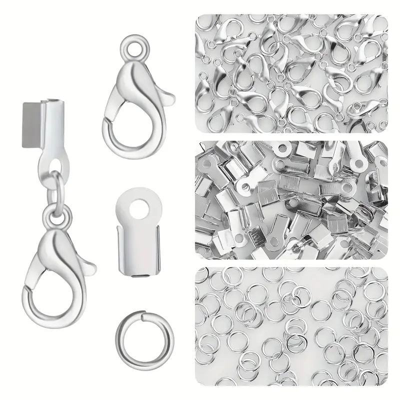 Jewelry Making Accessories Kit Include 200 Fold Over Cord - Temu