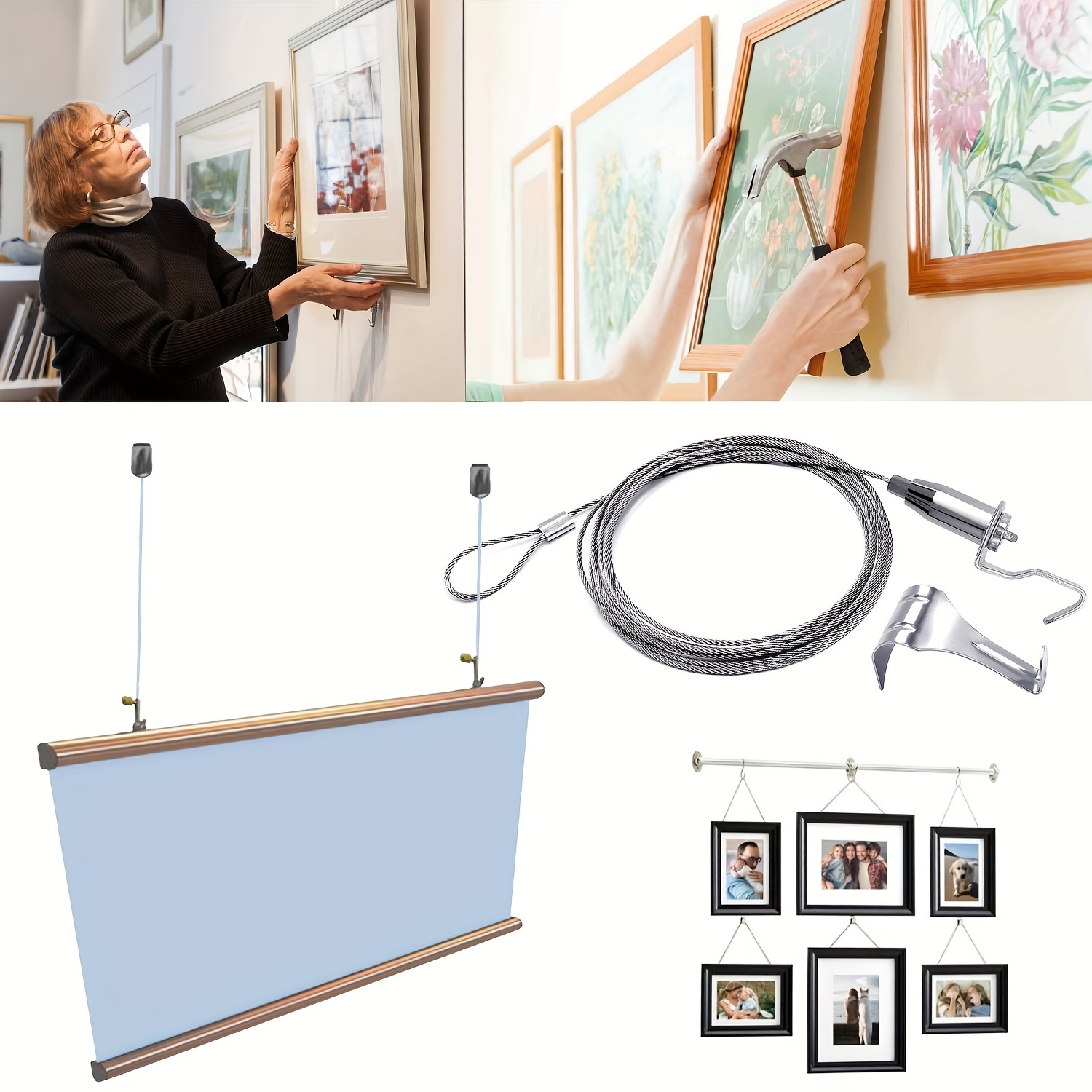 Picture Hanging Tool Wall Hanging Kit For Picture With 2 - Temu