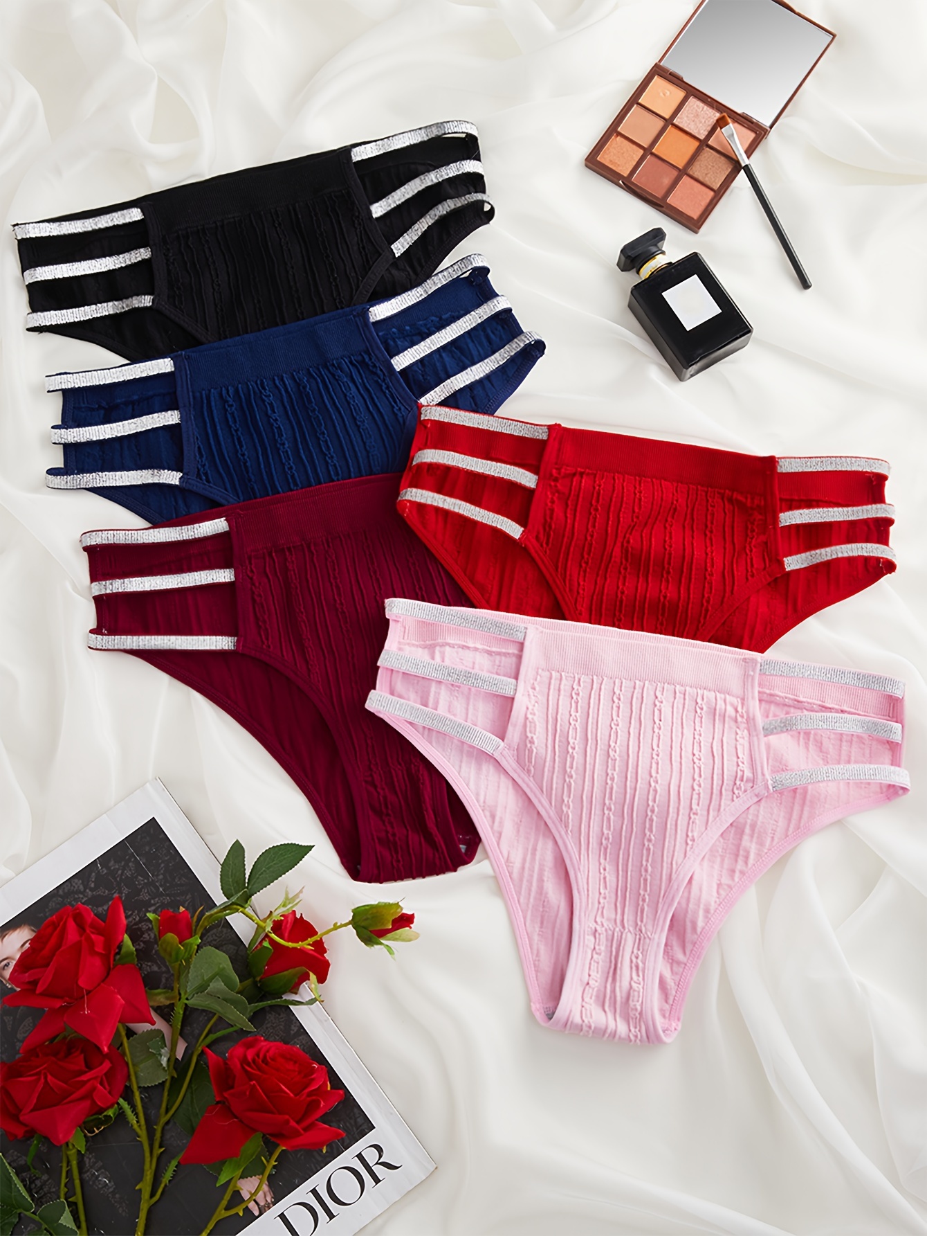 Victoria Secret Glitter Strap Underwear - Temu