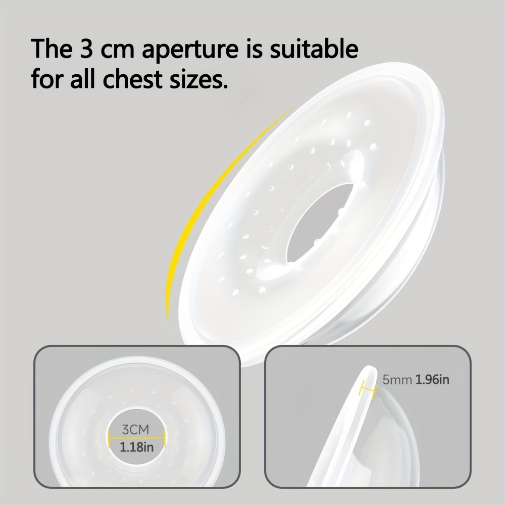 2pcs Silicone Breast Milk Collectors, Breast Shell & Milk Catcher