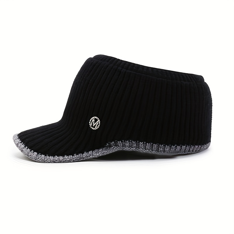 Backless Ponytail Baseball Warm Plush Thick Knit Hat - Temu Canada