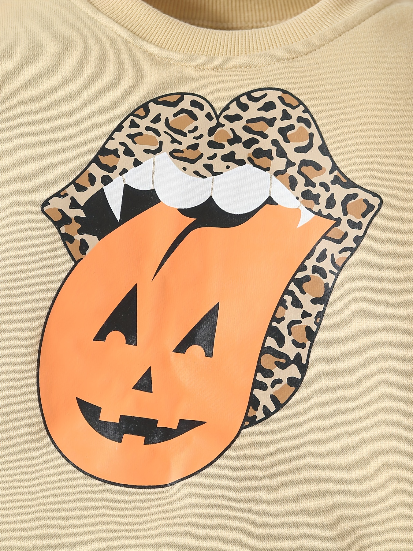 Adorable Halloween Pumpkin Print Baby Sweatshirt - Keep Your Little One  Warm And Cozy! - Temu Mexico