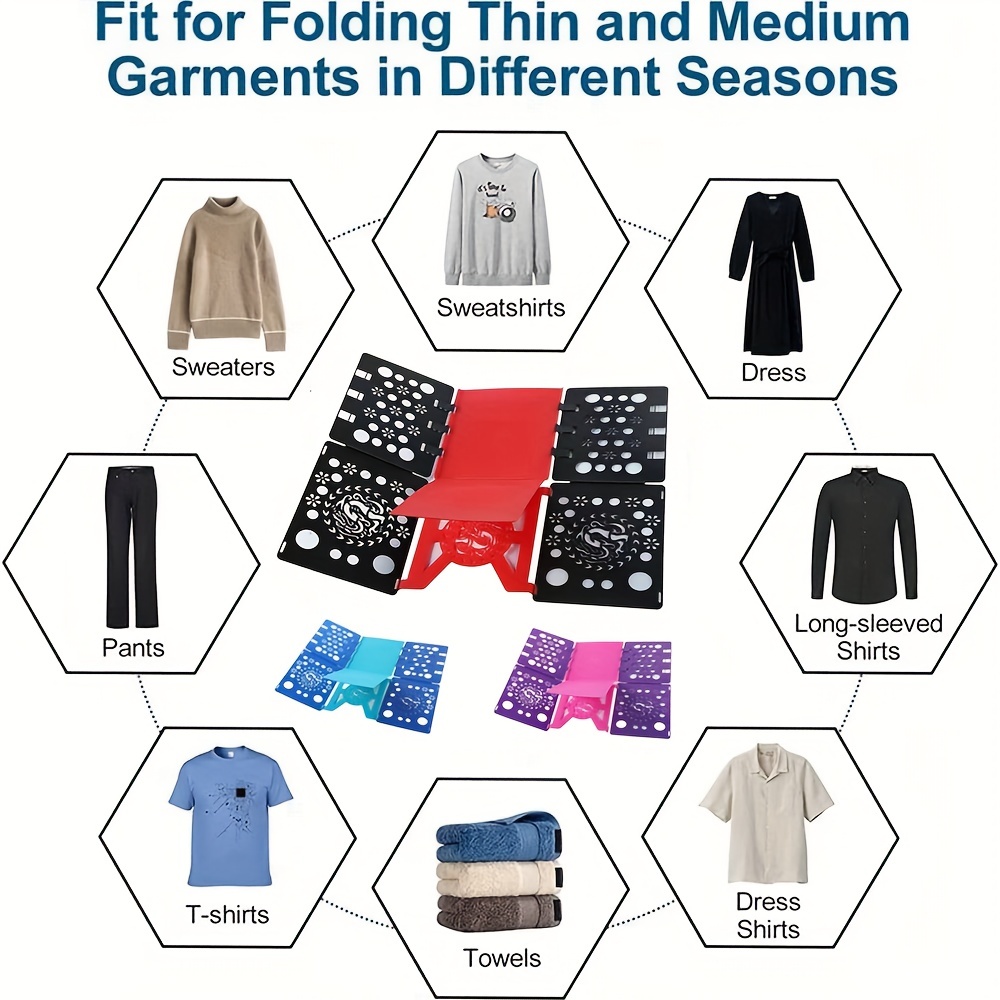 T shirts Folding Board Upgrade Shirts Clothes Folder For - Temu