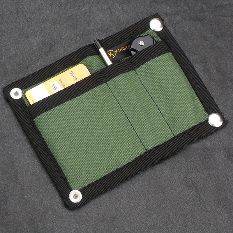 Canvas Outdoor Tactical Coin Purse Multifunctional Mini Wallet