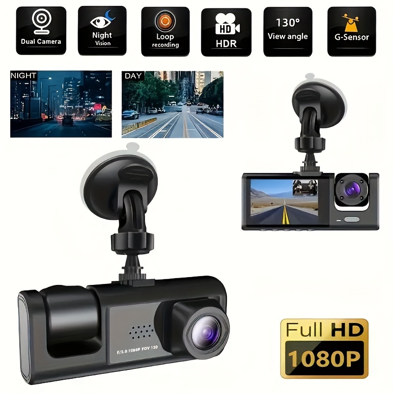 AZDOME M27 Car DVR 2K FHD 1440P Dash Cam Built-in WIFI 3inch IPS Screen Car  Recorders Parking Monitor,G-Sensor,Loop Record - AliExpress