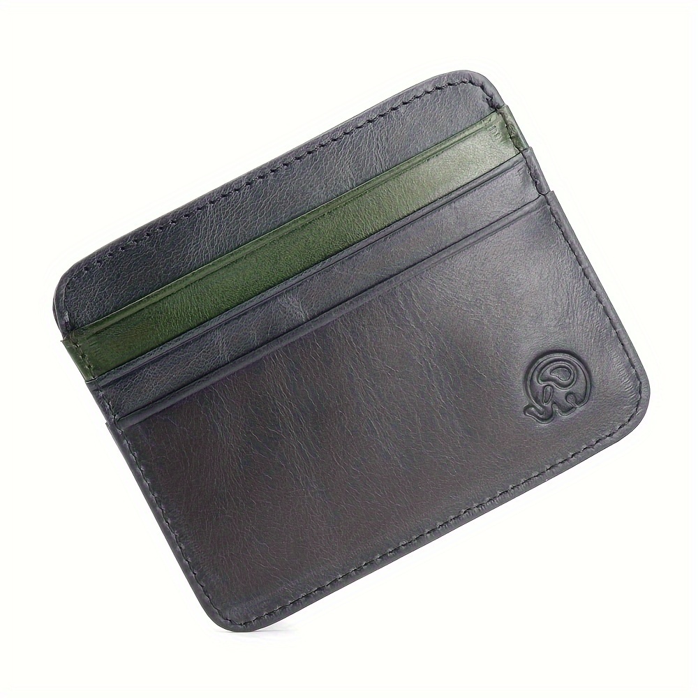 Hibate Men Leather Wallet RFID Blocking Men's Wallets Credit Card Holder Coin