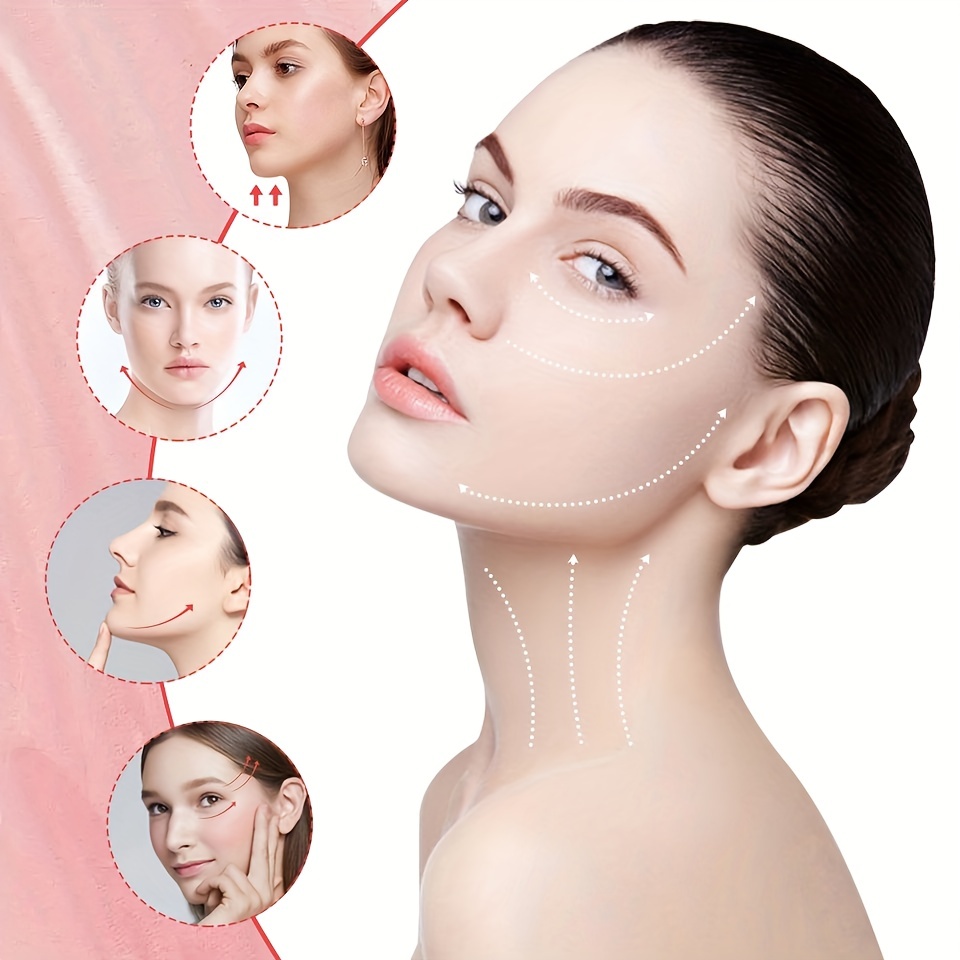 20PCS Face Lift Tape, Instant Face Lifting Sticker, Transparent PET, Soft  and Comfortable, Ideal for Weddings, Reunions, Photography, Travel, etc.