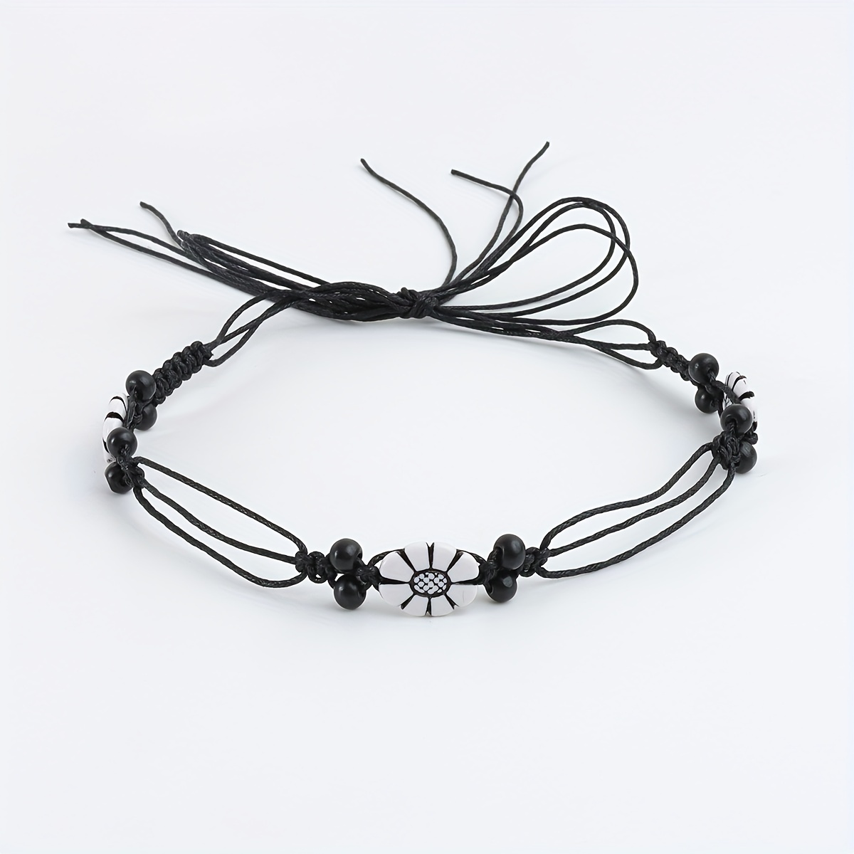 Retro Literary Style Hat Circle Beads String Ornament