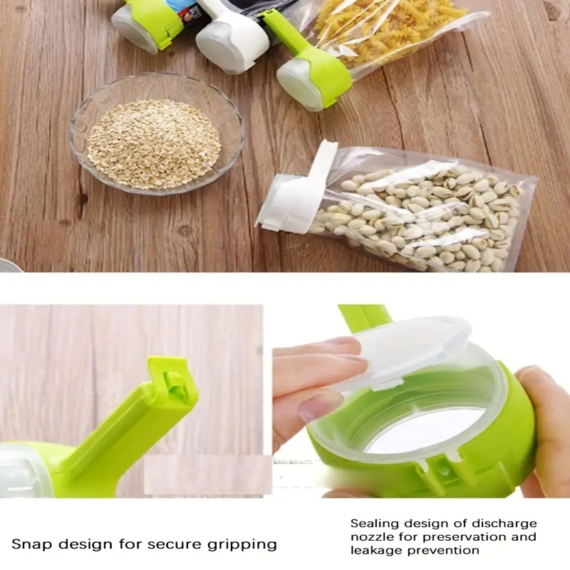 Bag Clips For Food With Spout Food Storage Sealing Clips - Temu