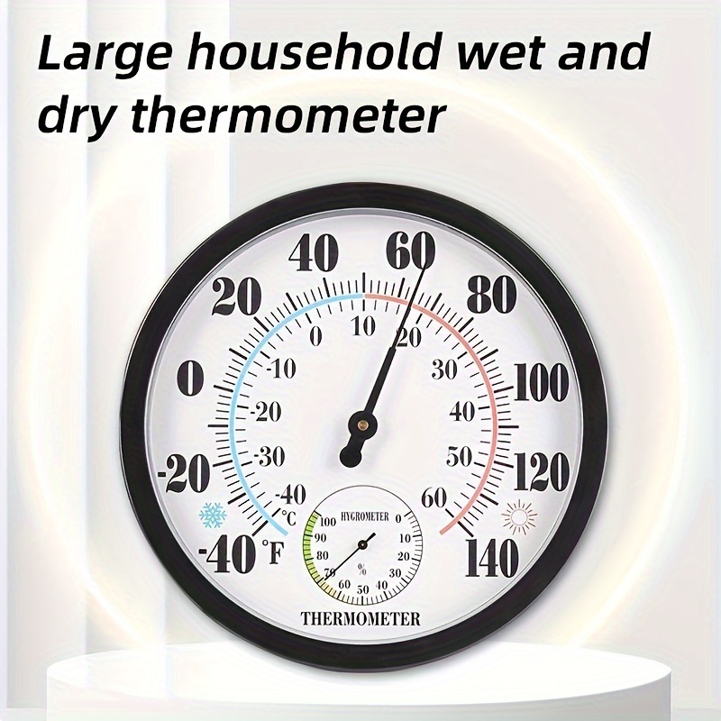 Indoor Outdoor Window Thermometer No Battery Required - Temu