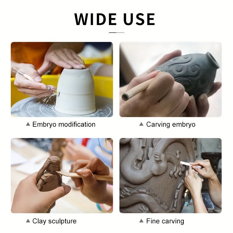Acquista Ceramica fai-da-te Scultura in argilla Set di strumenti polimerici  Multi-strumenti per principianti Scultura artigianale Modellazione di  ceramica Intaglio Kit di cera levigante